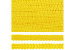 Тесьма Шанель плетеная шир 8 мм, цв. желтый