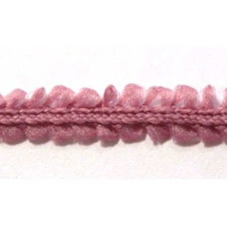 Шнур отделочный "Сороконожка", шир. 5 мм, цв. серо-розовый
