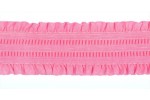 Резинка декоративная c рюшами, шир.40 мм цв. розовый 