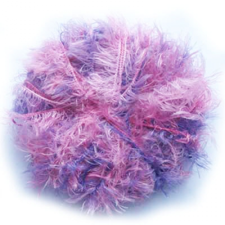 Пряжа для вязания Nazar "Лебяжий пух", цв. розово-сиреневый