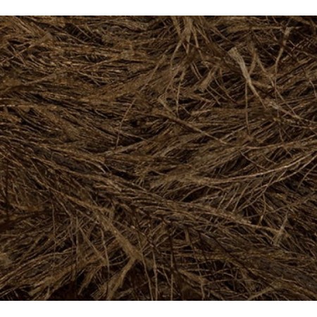 Пряжа для вязания Nazar "Травка", цв. коричневый (2010)